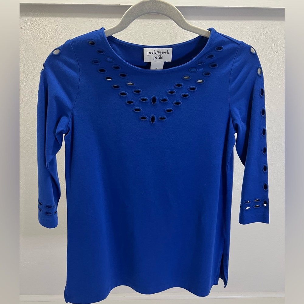 Peck & Peck - Women's Eyelet Blouse